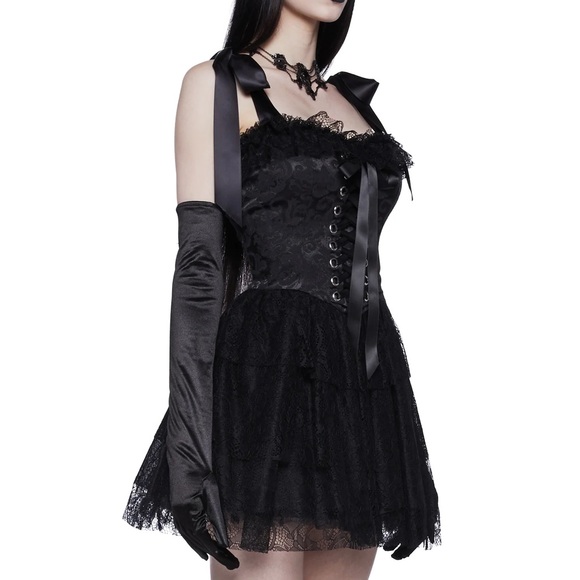 They\'ll Eat Cake Costume - Black Dress Halloween 🎃